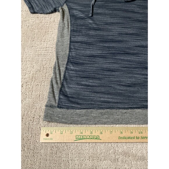 BROKEN THREADS Men’s Short Sleeve Lightweight Size S Hoodie Pullover Blue/Gray - Picture 5 of 9